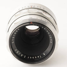 画像をギャラリービューアに読み込む, カールツァイス Carl Zeiss Jena Tessar 50mm F2.8 M42 マウント
