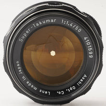 Load image into Gallery viewer, Pentax Asahi Super Takumar 50mm f/1.4
