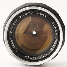 画像をギャラリービューアに読み込む, 千代田光学 CHIYODA KOGAKU SUPER ROKKOR 5cm 50mm F1.8 L39
