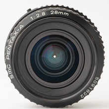 画像をギャラリービューアに読み込む, ペンタックス Pentax SMC PENTAX-A 28mm F2.8 Kマウント
