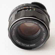 Load image into Gallery viewer, Pentax Asahi SMC Takumar 55mm f/1.8
