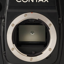 画像をギャラリービューアに読み込む, コンタックス Contax AX 35mm 一眼レフフィルムカメラ
