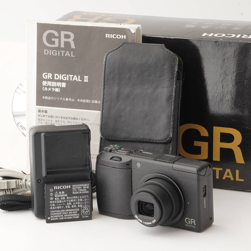 RICOH GR DIGITAL II ブラック コンパクトデジタルカメラ  ショット数:2003