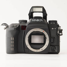 画像をギャラリービューアに読み込む, ミノルタ Minolta α-7 alpha-7 ボディ 35mm 一眼レフフィルムカメラ ブラック
