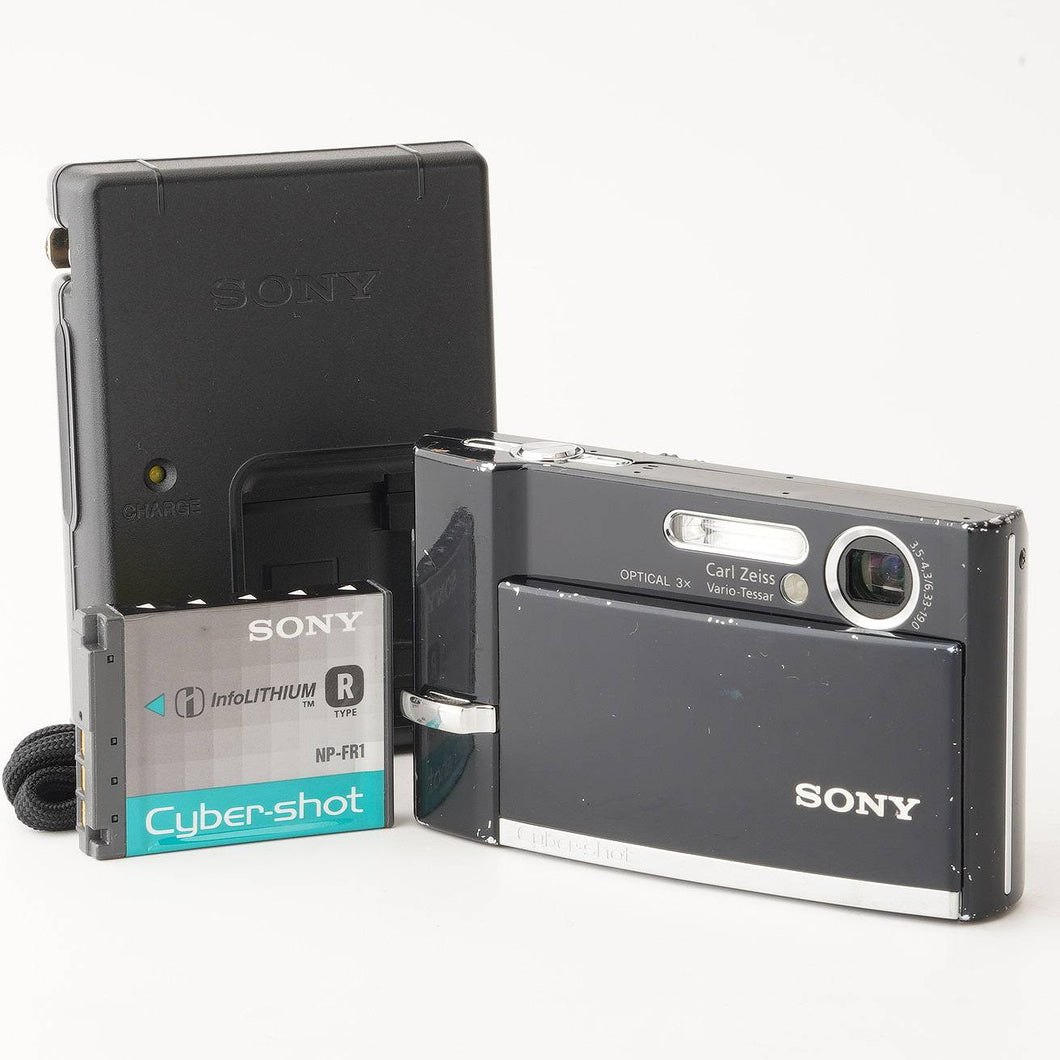 ソニー Sony Cyber shot DSC T30 ブラック 3x 光学ズーム