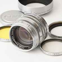 画像をギャラリービューアに読み込む, キヤノン Canon 50mm F1.8 ライカ L39 マウント
