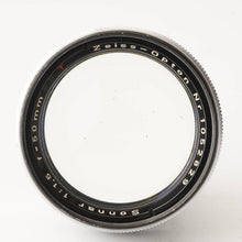 画像をギャラリービューアに読み込む, カールツァイス Carl Zeiss Zeiss-Opton Sonnar 50mm F1.5 レッド T Contax レンジファインダー用
