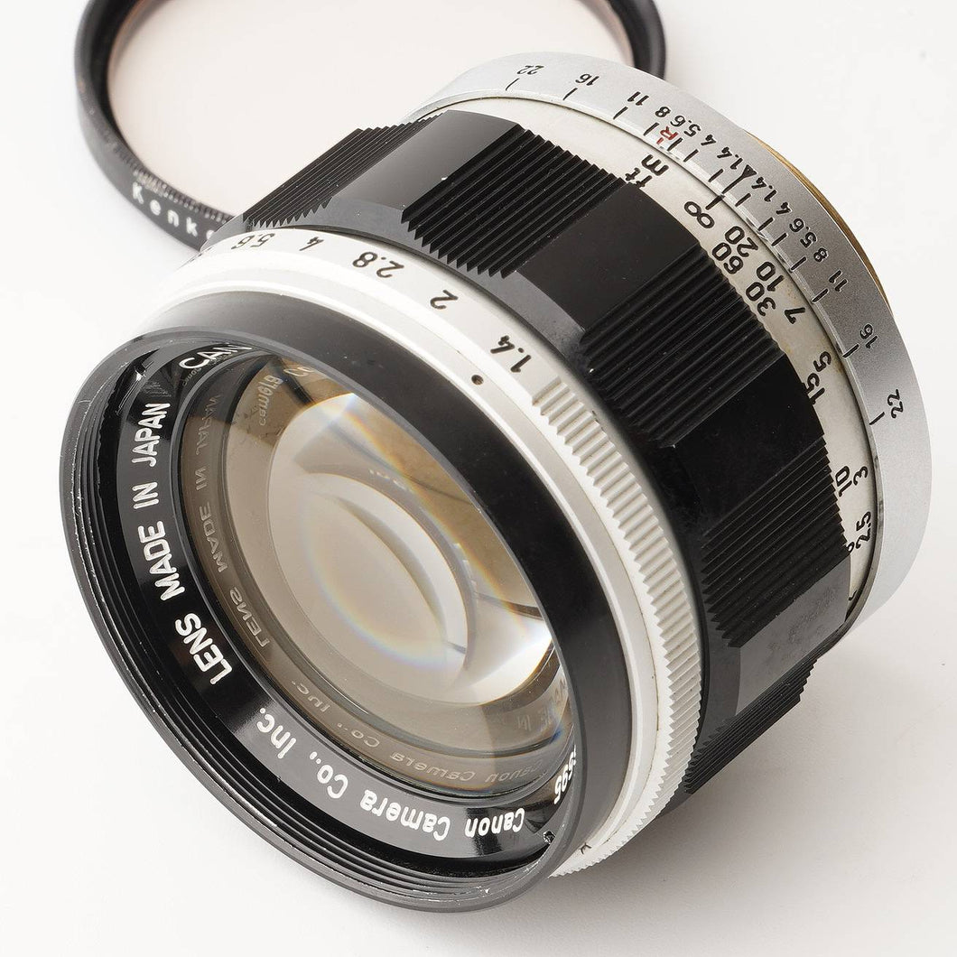 キヤノン Canon 50mm F1.4 ライカ L39 マウント