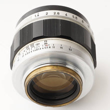 画像をギャラリービューアに読み込む, キヤノン Canon 50mm F1.4 ライカ L39 マウント
