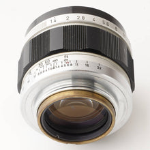 画像をギャラリービューアに読み込む, キヤノン Canon 50mm F1.4 ライカ L39 マウント
