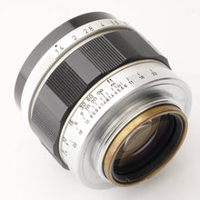 画像をギャラリービューアに読み込む, キヤノン Canon 50mm F1.4 ライカ L39 マウント
