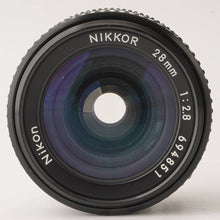画像をギャラリービューアに読み込む, ニコン Nikon Ai-s Nikkor 28mm F2.8
