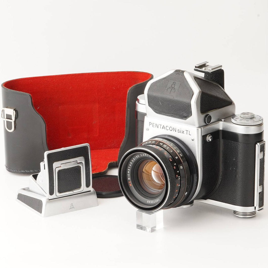 PENTACON Six TL / Carl Zeiss JENA BIOMETAR 80mm F2.8 / ウエストレベルファインダー