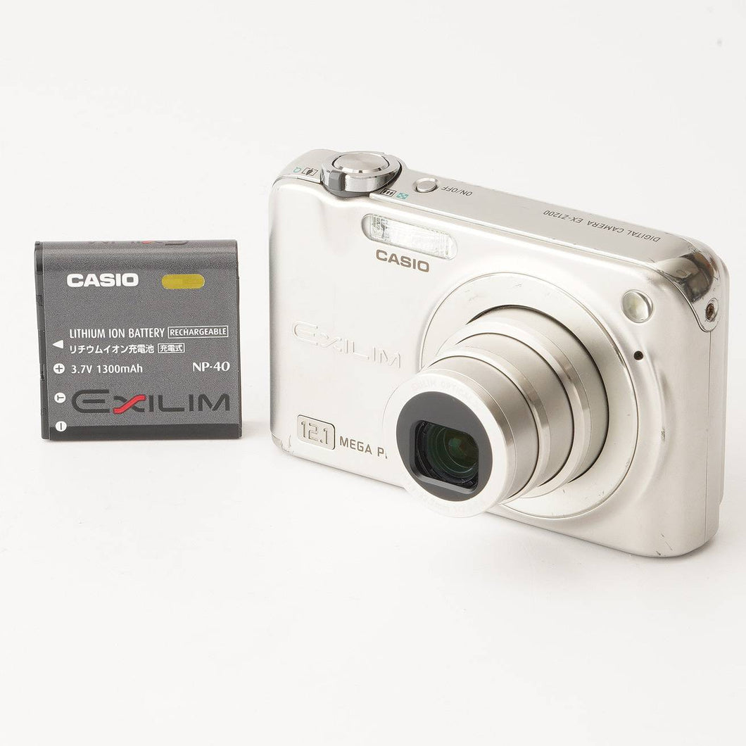 カシオ Casio EXILIM EX-Z1200 シルバー コンパクトデジタルカメラ