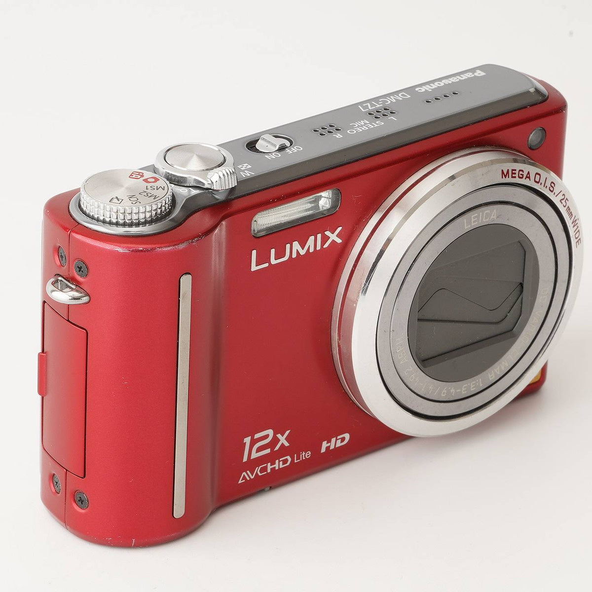 Appareil Photo Numérique Panasonic Lumix DMC-TZ7, Zoom Leica 12x, Noir