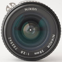 画像をギャラリービューアに読み込む, ニコン Nikon Ai-s Nikkor 28mm F2.8
