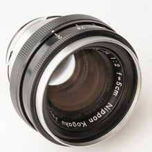 画像をギャラリービューアに読み込む, ニコン Nippon Kogaku Japan NIKKOR-H 50mm F2 Sマウント
