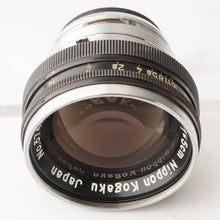 画像をギャラリービューアに読み込む, ニコン Nippon Kogaku Nikkor-S C  5cm 50mm F1.4 S mount

