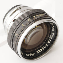 画像をギャラリービューアに読み込む, ニコン Nippon Kogaku Nikkor-S C  5cm 50mm F1.4 S mount
