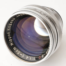 画像をギャラリービューアに読み込む, ニコン Nippon Kogaku Nikkor-S C 50mm F1.4 S マウント
