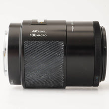 Load image into Gallery viewer, Minolta AF Macro 100mm f/2.8 for Sony A Mount
