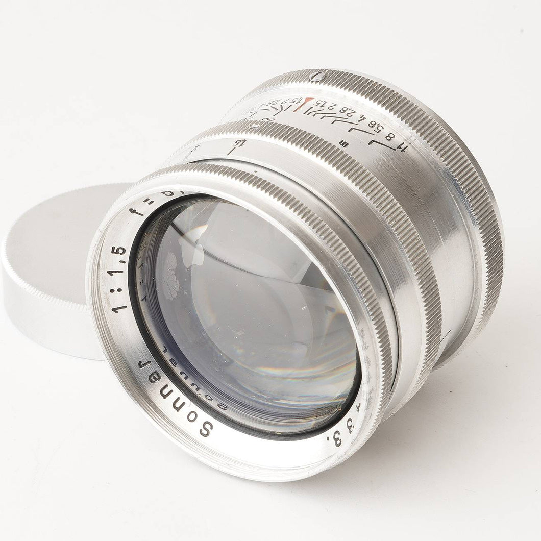 コンタックス Carl Zeiss Sonnar 5.8cm 58mm F1.5 ライカ L39 マウント