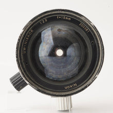 画像をギャラリービューアに読み込む, ニコン Nikon UW-Nikkor 15mm F2.8  Nikonos ニコノス用 / ファインダー
