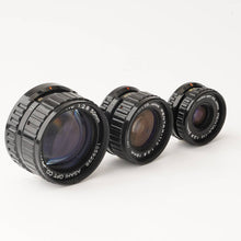 画像をギャラリービューアに読み込む, ペンタックス Pentax PENTAX-110 18mm F2.8 / 24mm F2.8 / 50mm F2.8
