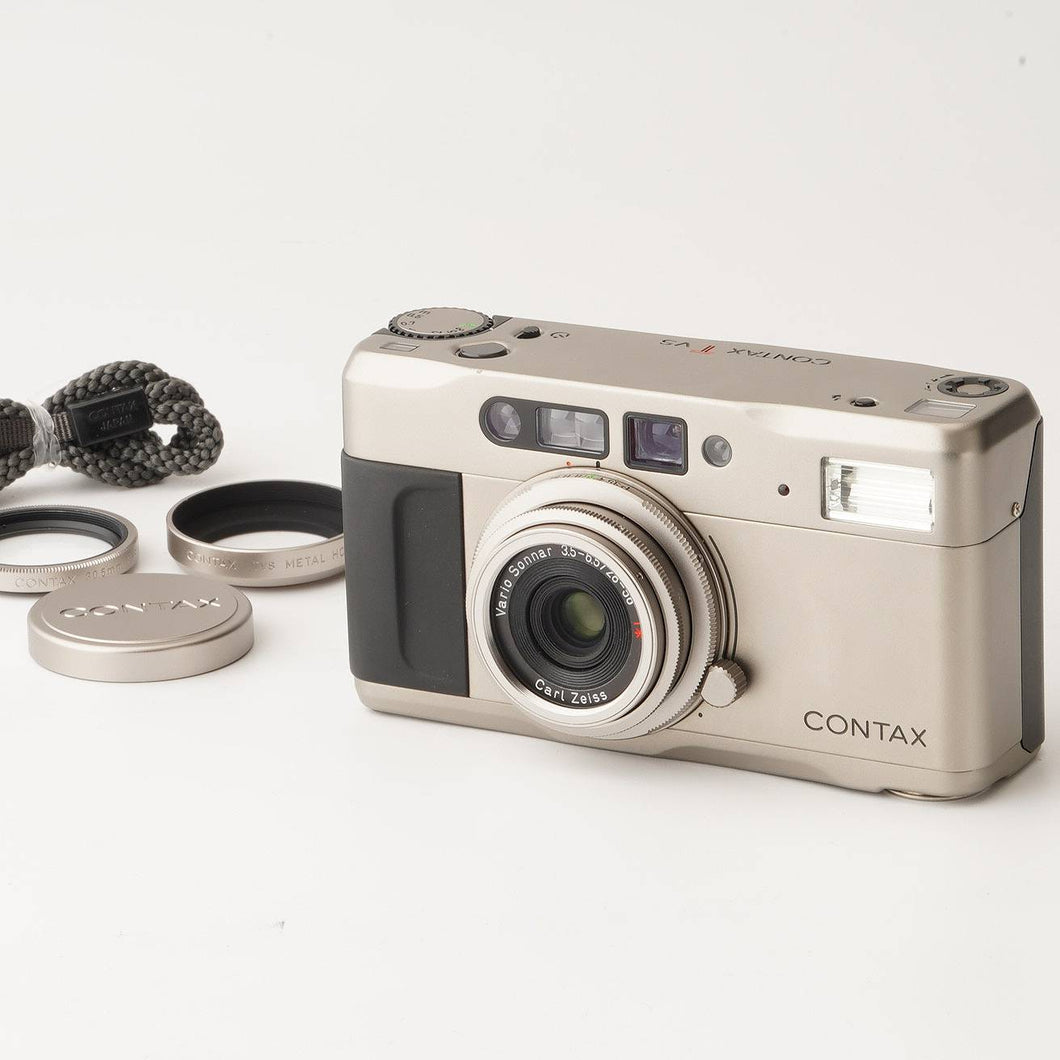 フィルムカメラ CONTAX T VS Carl Zeiss 28-56mm コンタックス Contax T VS Carl Zeiss VarioSonnar 28-56mm F3.5-6.5