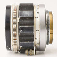 画像をギャラリービューアに読み込む, キヤノン Canon 50mm F1.4 ライカ L39 マウント
