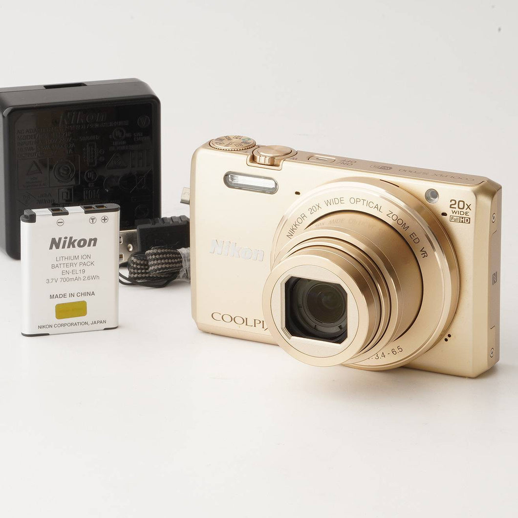 ニコン Nikon COOLPIX S7000 ゴールド 20x 広角 光学ズーム – Natural