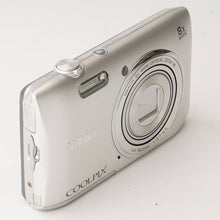 画像をギャラリービューアに読み込む, ニコン Nikon COOLPIX S3600 シルバー 8x 光学ズーム
