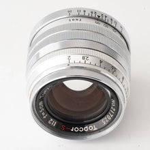 Load image into Gallery viewer, Tokyo Kogaku Topcor-S 50mm f/2
