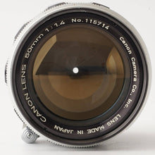Load image into Gallery viewer, Canon 50mm f/1.4 L39 LTM
