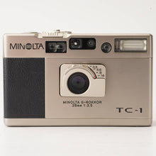 画像をギャラリービューアに読み込む, ミノルタ Minolta TC-1 35mm コンパクトフィルムカメラ
