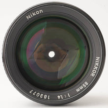 画像をギャラリービューアに読み込む, ニコン Nikon Ai-s NIKKOR 85mm F1.4
