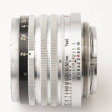 画像をギャラリービューアに読み込む, ニコン Nippon Kogaku Japan NIKKOR-H C 50mm F2 黒帯 ライカ L39マウント
