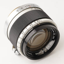 画像をギャラリービューアに読み込む, キヤノン Canon 50mm F1.8 ライカ L39マウント
