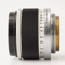 画像をギャラリービューアに読み込む, キヤノン Canon 50mm F1.8 ライカ L39マウント
