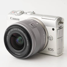 Load image into Gallery viewer, Canon EOS M100 White / EF-M 15-45mm f/3.5-6.3 IS STM
