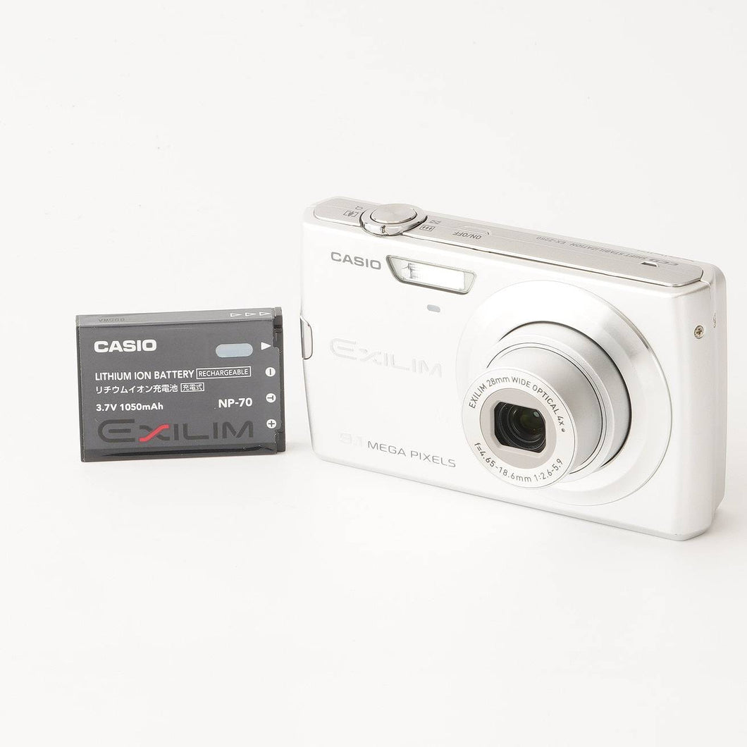 カシオ Casio EXILIM EX-Z250 シルバー 4x 広角 光学ズーム – Natural