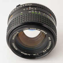 画像をギャラリービューアに読み込む, ミノルタ Minolta MC Rokkor PG 50mm F1.4
