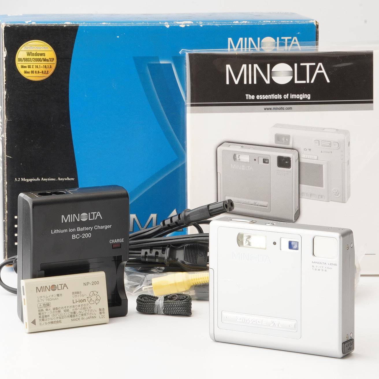 ミノルタ Minolta DiMAGE Xi Compact Digiral Camera – Natural Camera