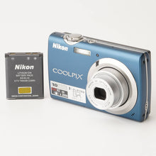 Load image into Gallery viewer, Nikon COOLPIX S230 Dark Blue 3x Optical Zoom
