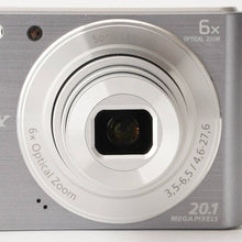 Load image into Gallery viewer, Sony Cyber-shot Super Steady Shot DSC-W810 Silver 6x OPTICAL ZOOM
