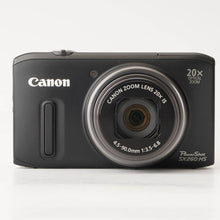 Load image into Gallery viewer, Canon PowerShot SX260 HS Black 20x OPTICAL ZOOM
