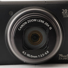 Load image into Gallery viewer, Canon PowerShot SX260 HS Black 20x OPTICAL ZOOM
