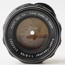 画像をギャラリービューアに読み込む, ペンタックス Pentax Asahi スーパータクマー Super Takumar 55mm F1.8 M42 マウント
