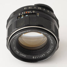 画像をギャラリービューアに読み込む, ペンタックス Pentax Asahi スーパータクマー Super Takumar 55mm F1.8 M42 マウント
