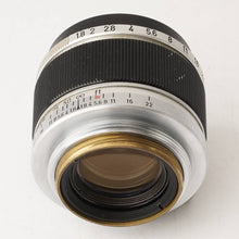 画像をギャラリービューアに読み込む, キヤノン Canon 50mm F1.8 L39 LTM
